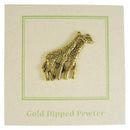 Giraffe Gold Lapel Pin