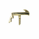 Waiter's Corkscrew Gold Lapel Pin
