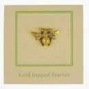 Bumble Bee Gold Lapel Pin