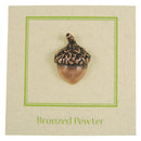 Acorn Copper Lapel Pin