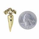 Carrot Gold Lapel Pin