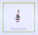 G-Clef Copper Lapel Pin