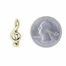 G-Clef Gold Lapel Pin