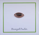 Football Copper Lapel Pin