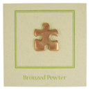 Puzzle Piece Copper Lapel Pin