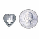 Heart with Cross Lapel Pin