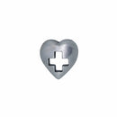 Heart with Cross Lapel Pin