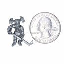 Hockey Moose Lapel Pin
