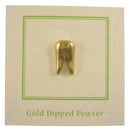 Tooth Gold Lapel Pin