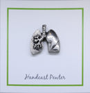 Lungs Lapel Pin