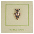 Arrowhead Copper Lapel Pin