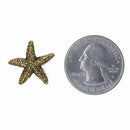 Starfish Gold Lapel Pin