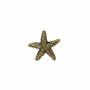 Starfish Gold Lapel Pin