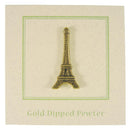 Eiffel Tower Gold Lapel Pin