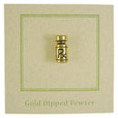Immunization Vial Gold Lapel Pin