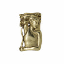 Breast Cancer Awareness Gold Lapel Pin