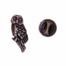 Owl Copper Lapel Pin