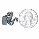 Bookworm Lapel Pin