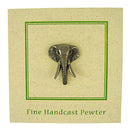 Elephant Head Lapel Pin