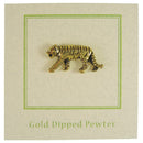 Tiger Gold Lapel Pin