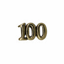 Number Gold Lapel Pins