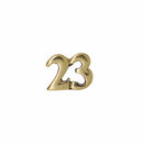 Number Gold Lapel Pins