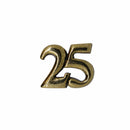 Number Gold Lapel Pins