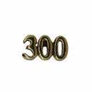 Number Gold Lapel Pins