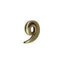 Number Gold Lapel Pins