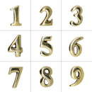 Number Gold Lapel Pins