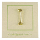 Femur Bone Gold Lapel Pin