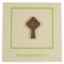 Celtic Cross Copper Lapel Pin