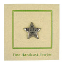 Believe Star Lapel Pin