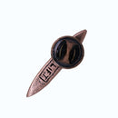 Weavers' Shuttle Copper Lapel Pin