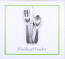 Fork Knife and Spoon Lapel Pin