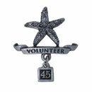 Volunteer Starfish Lapel Pin