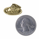 Piece of Pie Gold Lapel Pin