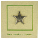 Sheriff Star Lapel Pin