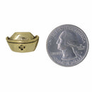 Vintage Nurse Hat Gold Lapel Pin