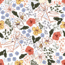 White Floral Wallpaper