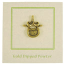Vertebra Gold Lapel Pin