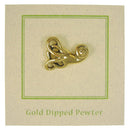 Vestibular System Gold Lapel Pin