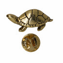 Turtle Gold Lapel Pin