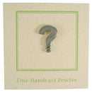 Question Mark Lapel Pin