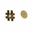 Hashtag Gold Lapel Pin