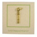 Otoscope Gold Lapel Pin