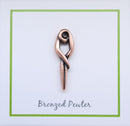 Aneurysm Clip Copper Lapel Pin