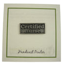 Certified Nurse Lapel Pin