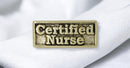 Certified Nurse Gold Lapel Pin