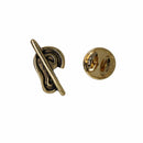 Hard of Hearing Gold Lapel Pin